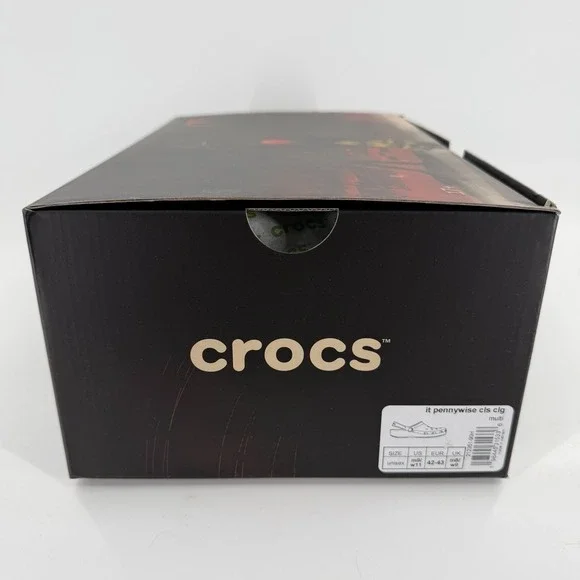 Crocs IT Chapter 2 Pennywise Face Classic Clogs Adult Men's Size 9 New With Box